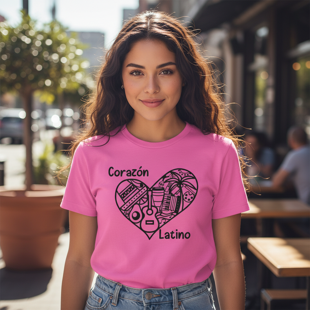Corazon Latino Adult unisex shirt