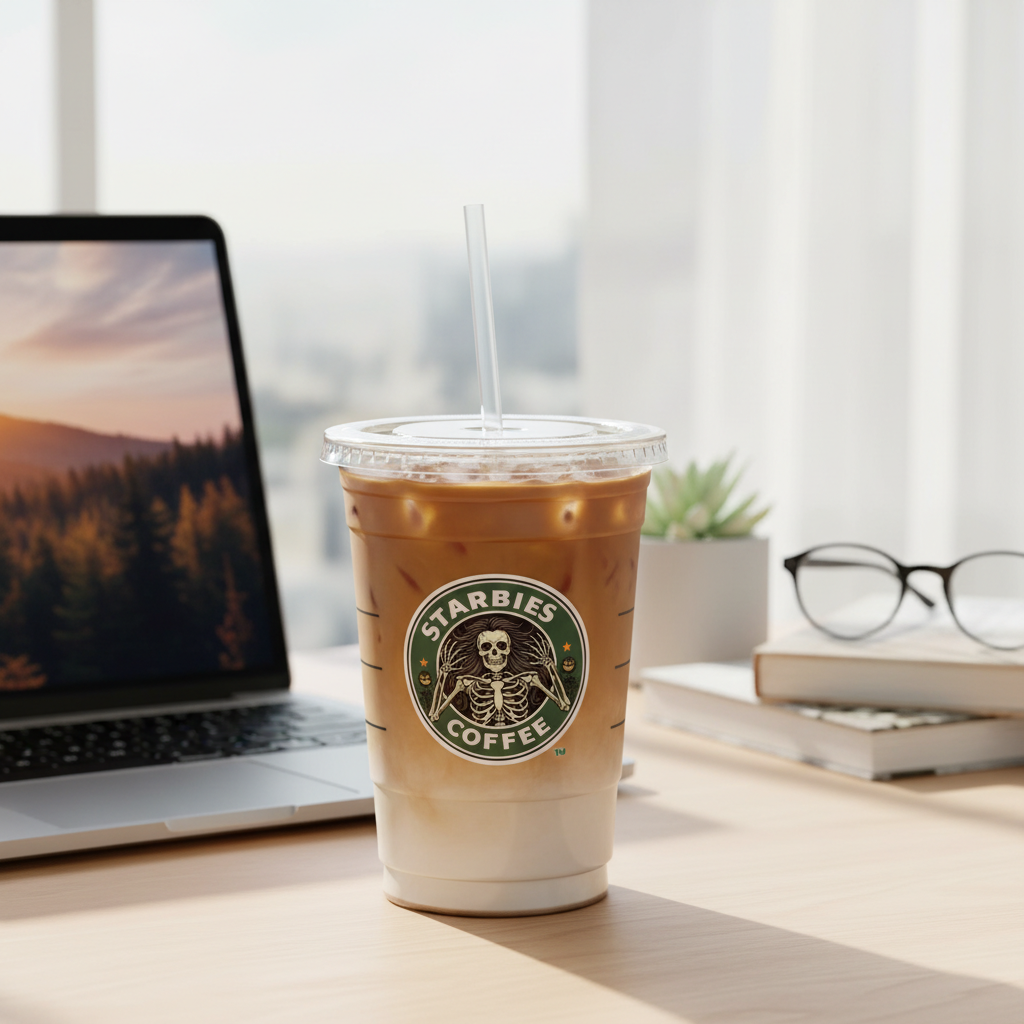 Starbies Coffee Sticker