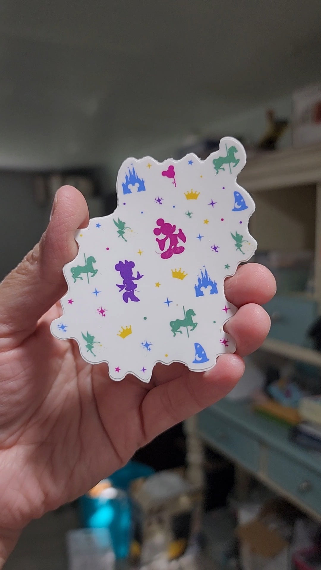 Sbux Disney parks inspired Sticker (Clear background)