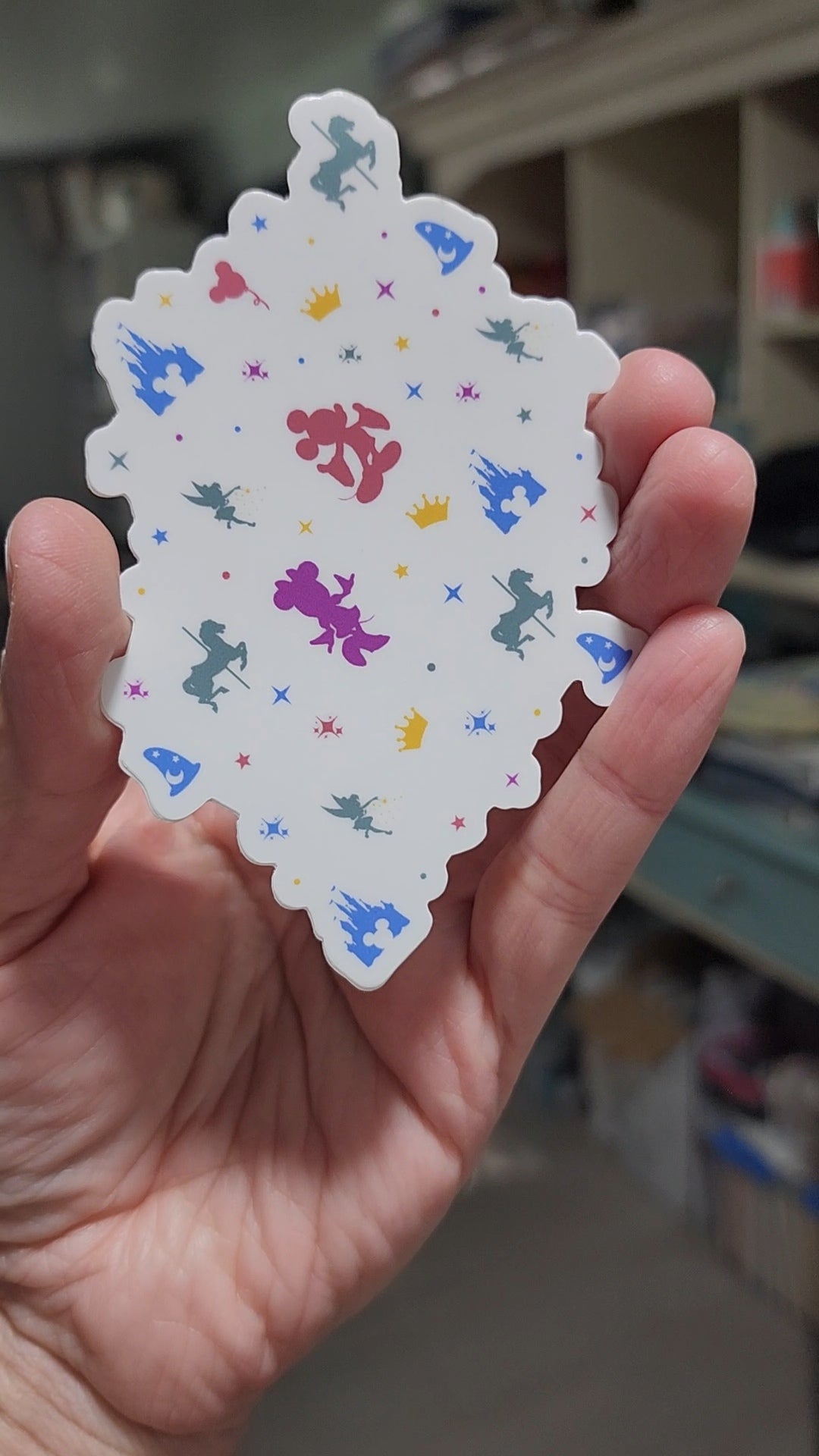 Sbux Disney parks inspired Sticker (Clear background)