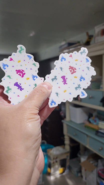 Sbux Disney parks inspired Sticker (Clear background)